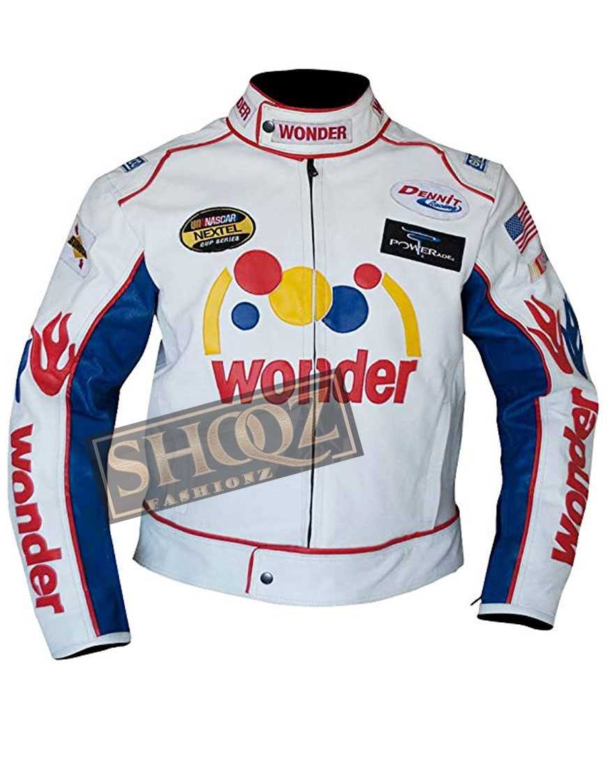 Ricky Bobby Wonder Bread Biker Leather Jacket Ricky Bobby Wonder Bread Biker Leather Jacket